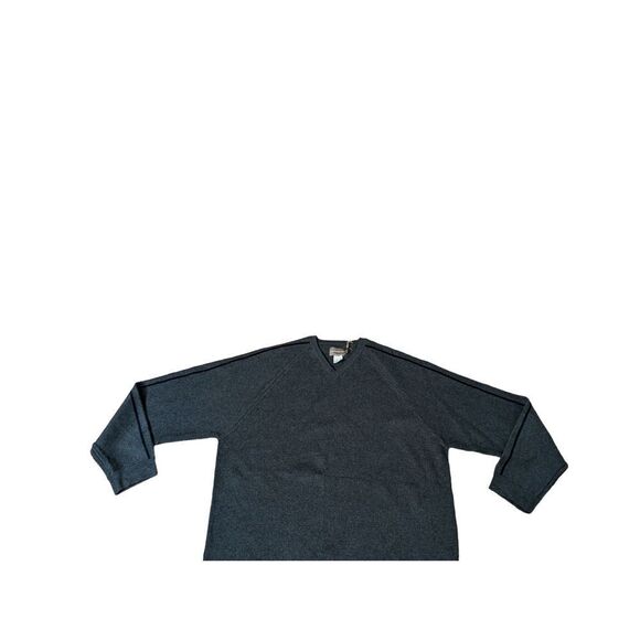 Chevignon Gray Mens 2XL VTG  V-Neck Sweater NWT - Picture 4 of 6